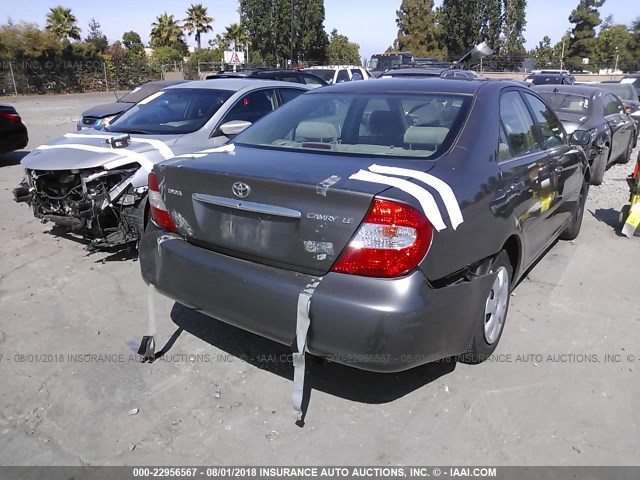 4T1BE32K24U914187 - 2004 TOYOTA CAMRY LE/XLE/SE Boz foto 4