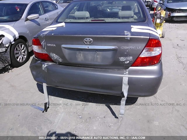 4T1BE32K24U914187 - 2004 TOYOTA CAMRY LE/XLE/SE Boz foto 6