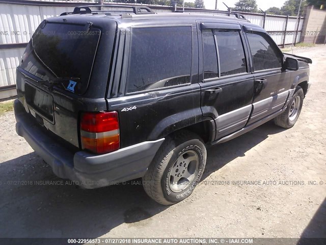 1J4GZ58S6WC209879 - 1998 JEEP GRAND CHEROKEE LAREDO/TSI BLACK photo 4