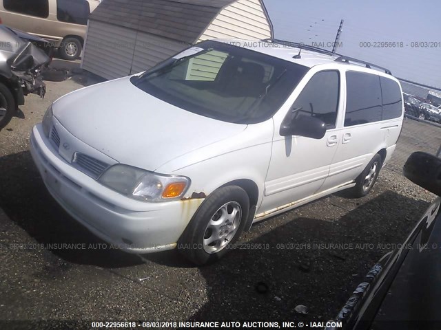 1GHDX03E43D137339 - 2003 OLDSMOBILE SILHOUETTE WHITE photo 2