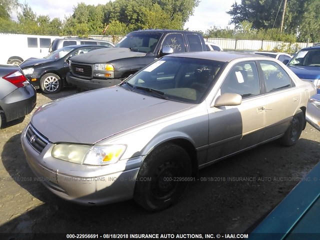 4T1BG22K7YU974315 - 2000 TOYOTA CAMRY CE/LE/XLE 棕色 照片 2