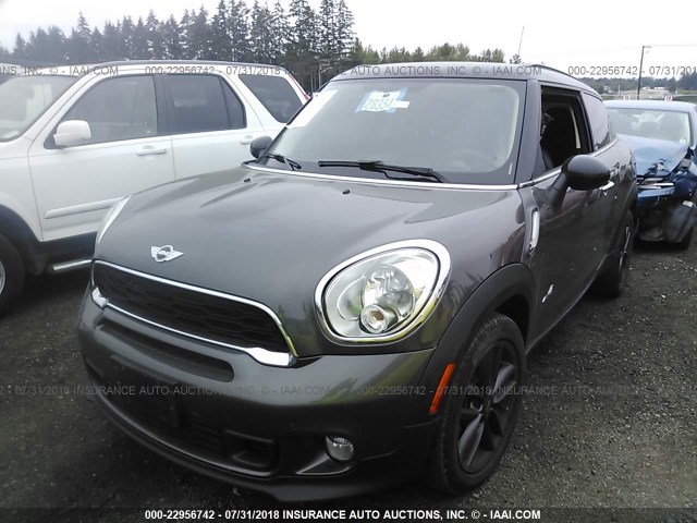 WMWSS7C5XDWN52060 - 2013 MINI COOPER S PACEMAN GRAY photo 2