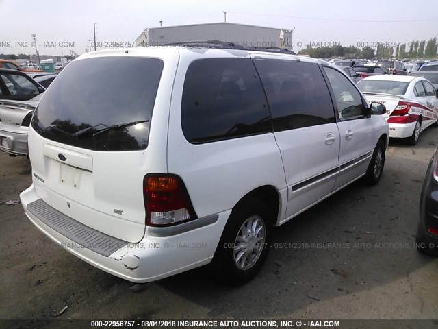 2FMZA5243YBA81941 - 2000 FORD WINDSTAR SE WHITE photo 4