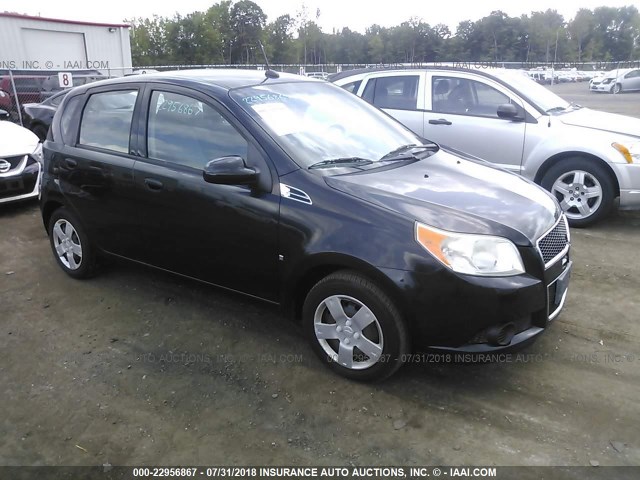 KL1TD66E59B625896 - 2009 CHEVROLET AVEO LS/LT 黑色 照片 1