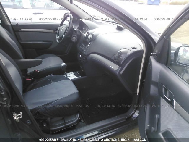 KL1TD66E59B625896 - 2009 CHEVROLET AVEO LS/LT 黑色 照片 5