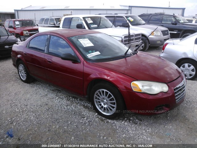 1C3EL56R75N582967 - 2005 CHRYSLER SEBRING TOURING RED photo 1