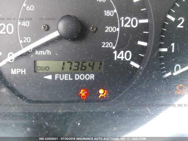 4T1BG22K61U810110 - 2001 TOYOTA CAMRY CE/LE/XLE მწვანე ფოტო 7