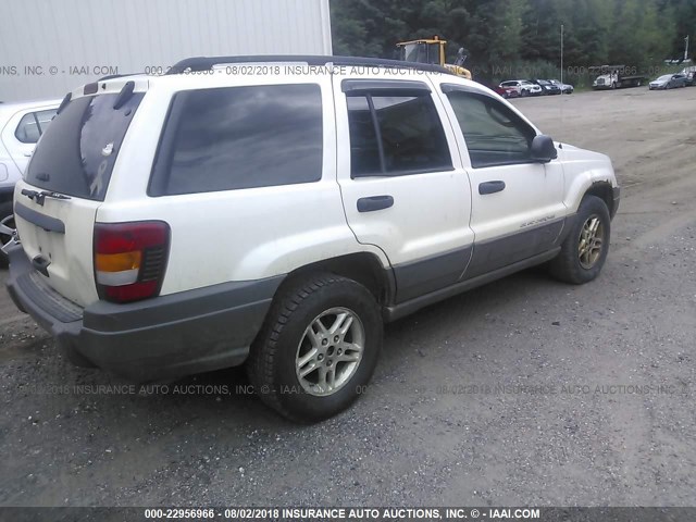 1J4GW48SX4C372440 - 2004 JEEP GRAND CHEROKEE LAREDO/COLUMBIA/FREEDOM 白色 照片 4