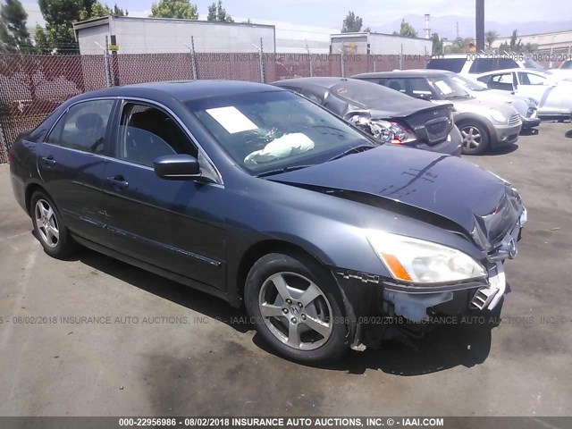 JHMCN36415C007943 - 2005 HONDA ACCORD HYBRID GRAY photo 1