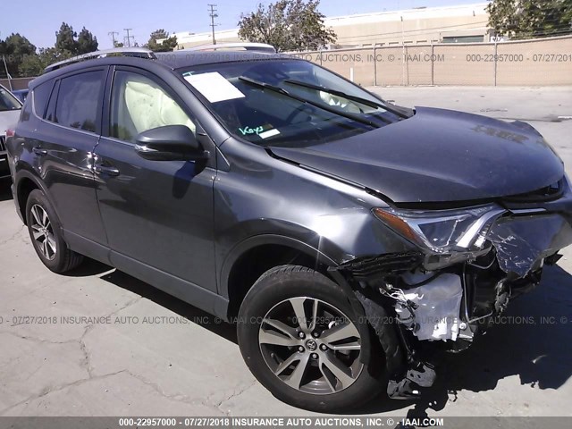 JTMRFREV1JJ180406 - 2018 TOYOTA RAV4 ADVENTURE/XLE 灰色 照片 1