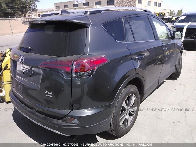 JTMRFREV1JJ180406 - 2018 TOYOTA RAV4 ADVENTURE/XLE 灰色 照片 4