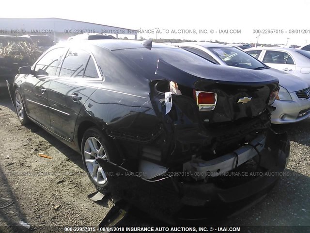 1G11C5SL1FF118752 - 2015 CHEVROLET MALIBU 1LT BLACK photo 3