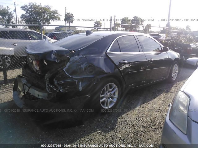 1G11C5SL1FF118752 - 2015 CHEVROLET MALIBU 1LT BLACK photo 4