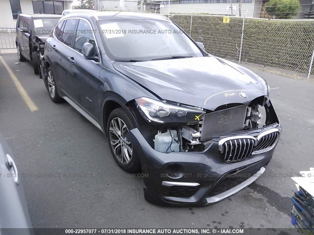 WBXHT3C36GP889747 - 2016 BMW X1 XDRIVE28I GRAY photo 1