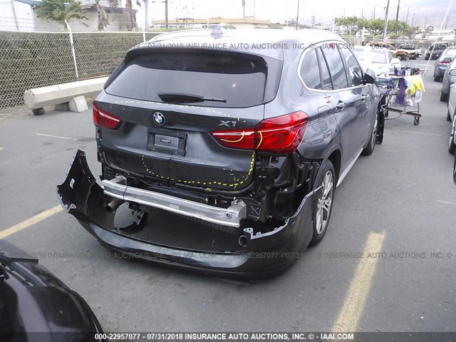 WBXHT3C36GP889747 - 2016 BMW X1 XDRIVE28I GRAY photo 4