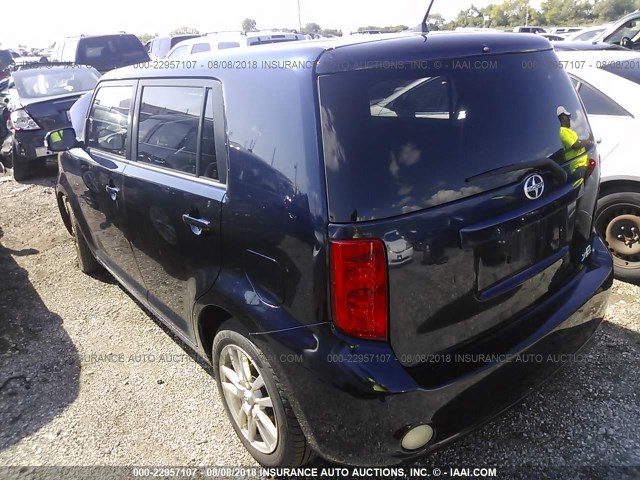 JTLKE50E981047055 - 2008 TOYOTA SCION XB Mavi foto 3