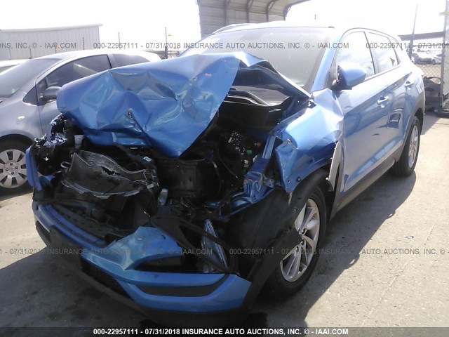 KM8J33A45GU059171 - 2016 HYUNDAI TUCSON LIMITED/SPORT AND ECO/SE BLUE photo 6