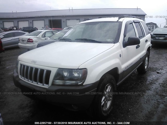 1J4GW48N34C332422 - 2004 JEEP GRAND CHEROKEE LAREDO/COLUMBIA/FREEDOM თეთრი ფოტო 2