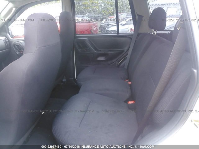 1J4GW48N34C332422 - 2004 JEEP GRAND CHEROKEE LAREDO/COLUMBIA/FREEDOM თეთრი ფოტო 8