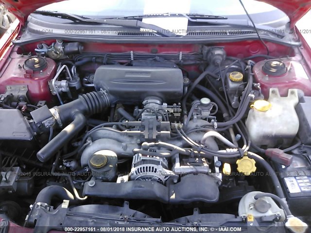 4S3BG6857X7612480 - 1999 SUBARU LEGACY OUTBACK/SSV/LIMITED/30TH RED photo 10