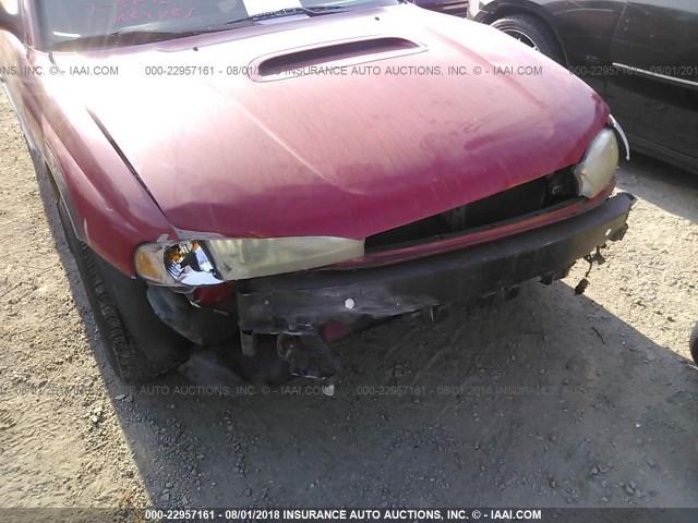 4S3BG6857X7612480 - 1999 SUBARU LEGACY OUTBACK/SSV/LIMITED/30TH RED photo 6