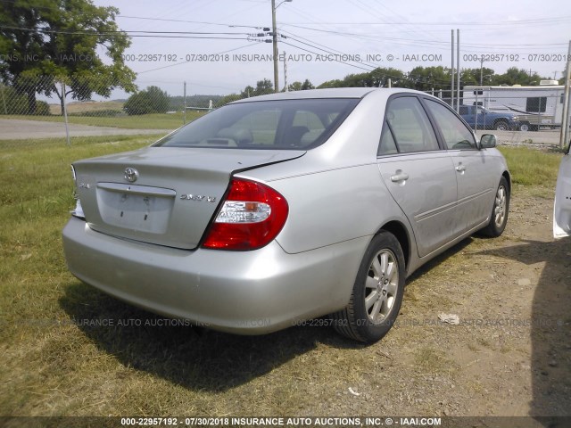 4T1BE30K73U651051 - 2003 TOYOTA CAMRY LE/XLE/SE Gümüş foto 4