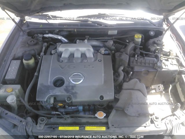 JN1DA31D42T400715 - 2002 NISSAN MAXIMA GLE/GXE/SE GRAY photo 10