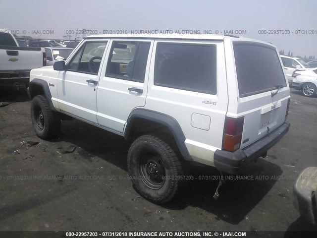 1J4FJ28S9RL208084 - 1994 JEEP CHEROKEE SE WHITE photo 3