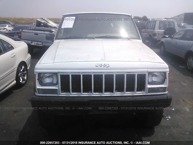 1J4FJ28S9RL208084 - 1994 JEEP CHEROKEE SE WHITE photo 6