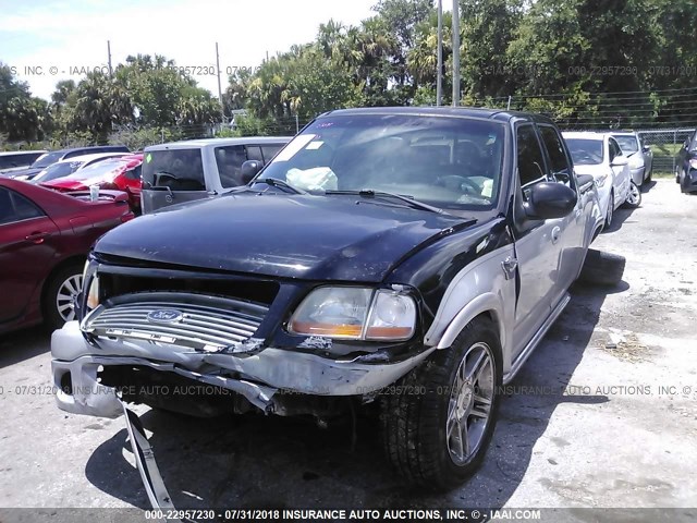 1FTRW07313KC61930 - 2003 FORD F150 SUPERCREW HARLEY DAVIDSON SILVER photo 2