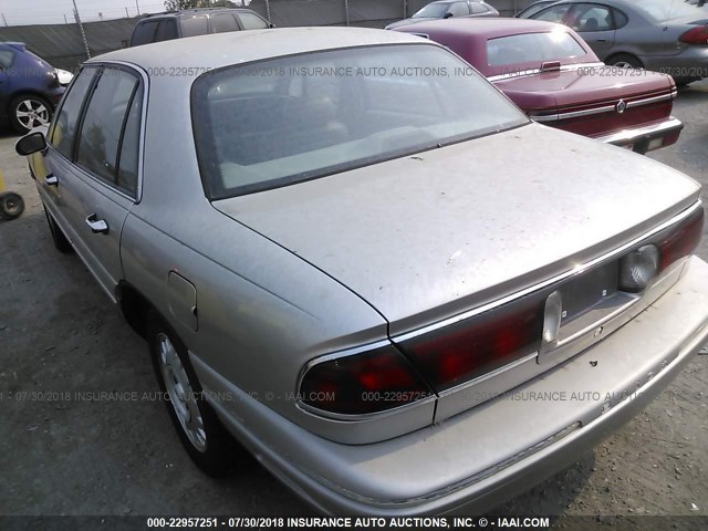 1G4HR52K3VH592390 - 1997 BUICK LESABRE LIMITED RED photo 3