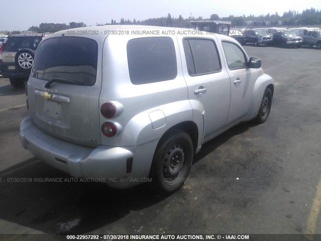 3GNDA13D66S602123 - 2006 CHEVROLET HHR LS Plata foto 4