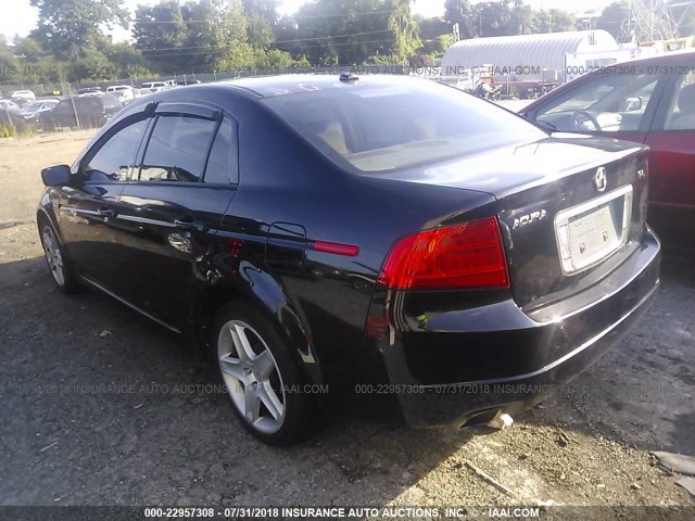 19UUA66204A072439 - 2004 ACURA TL 黑色 照片 3