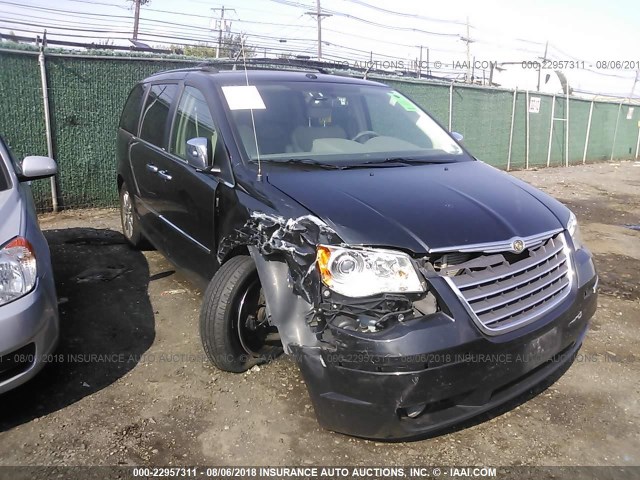 2A4RR6DX1AR135996 - 2010 CHRYSLER TOWN & COUNTRY LIMITED BLACK photo 1