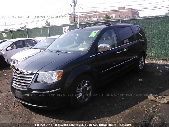 2A4RR6DX1AR135996 - 2010 CHRYSLER TOWN & COUNTRY LIMITED BLACK photo 2