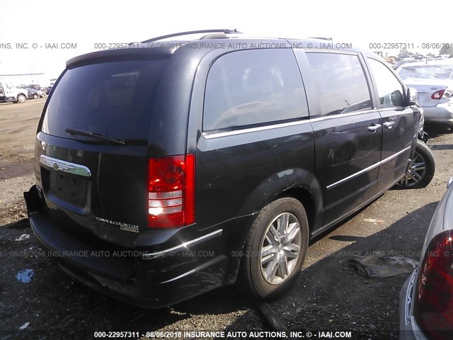 2A4RR6DX1AR135996 - 2010 CHRYSLER TOWN & COUNTRY LIMITED BLACK photo 4