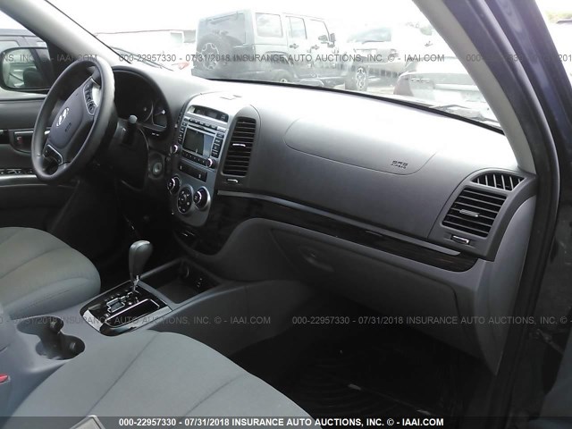 5XYZG3ABXCG161636 - 2012 HYUNDAI SANTA FE GLS Navy photo 5