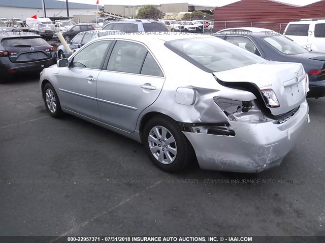 JTNBB46K293049954 - 2009 TOYOTA CAMRY HYBRID SILVER photo 3