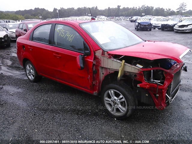 KL1TD5DE6AB130916 - 2010 CHEVROLET AVEO LS/LT 红色 照片 1