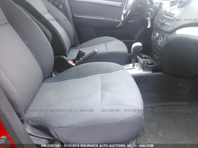 KL1TD5DE6AB130916 - 2010 CHEVROLET AVEO LS/LT 红色 照片 5