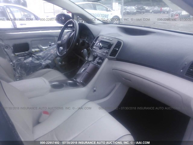 4T3ZK11A19U008793 - 2009 TOYOTA VENZA SILVER photo 5