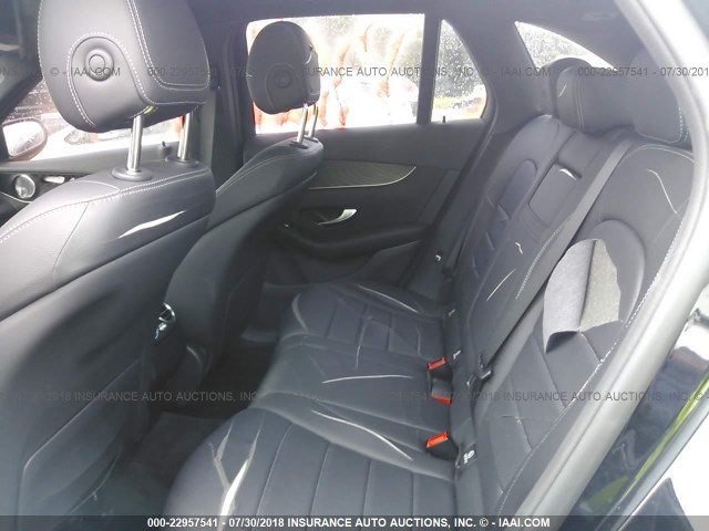 WDC0G4JB6HV009149 - 2017 MERCEDES-BENZ GLC 300 BLACK photo 8