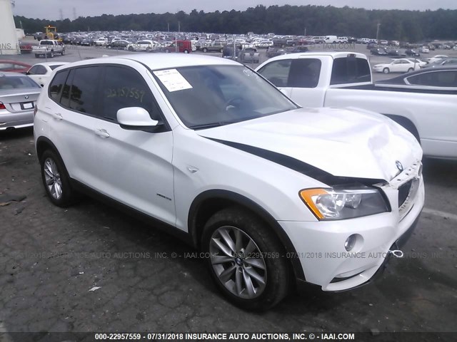 5UXWX9C56D0A15823 - 2013 BMW X3 XDRIVE28I WHITE photo 1