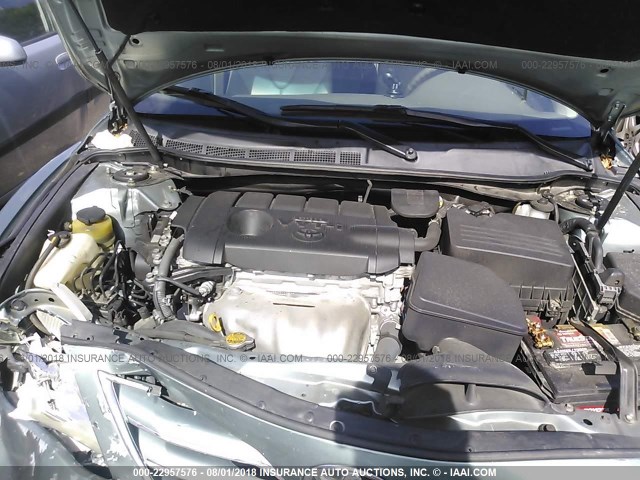 4T1BF3EK2AU577086 - 2010 TOYOTA CAMRY SE/LE/XLE GREEN photo 10