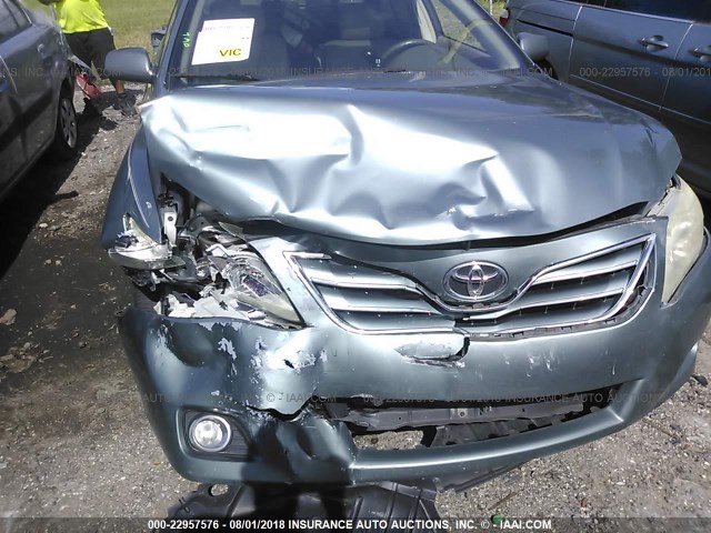 4T1BF3EK2AU577086 - 2010 TOYOTA CAMRY SE/LE/XLE GREEN photo 6