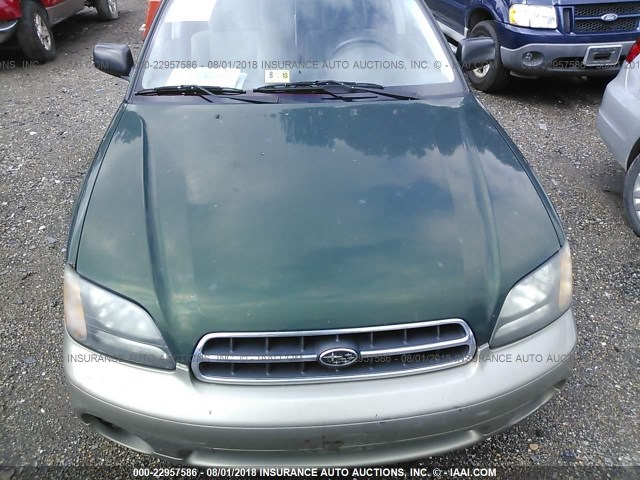 4S3BH6751Y7617299 - 2000 SUBARU LEGACY OUTBACK AWP 绿色 照片 6