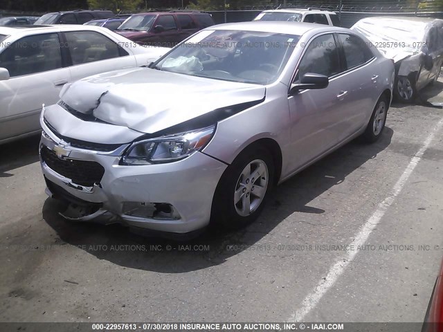 1G11B5SLXEF252676 - 2014 CHEVROLET MALIBU LS Gümüş foto 2