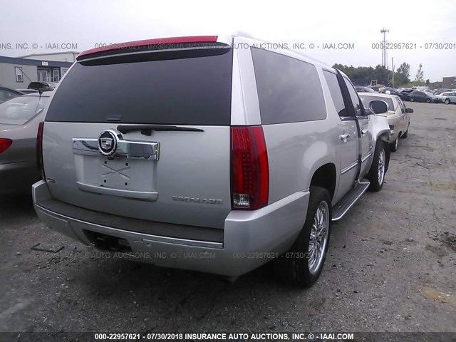 1GYS4HEF0BR154600 - 2011 CADILLAC ESCALADE ESV LUXURY SILVER photo 4