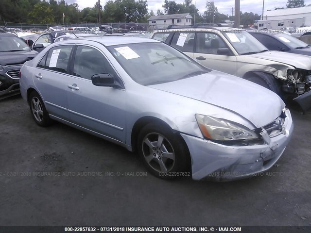 JHMCN36495C019189 - 2005 HONDA ACCORD HYBRID SILVER photo 1