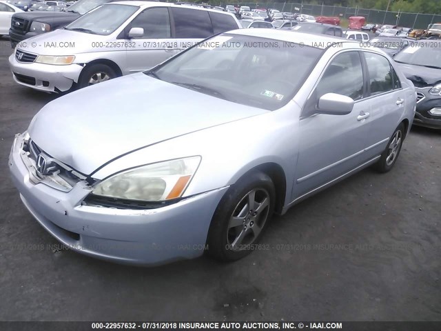 JHMCN36495C019189 - 2005 HONDA ACCORD HYBRID SILVER photo 2